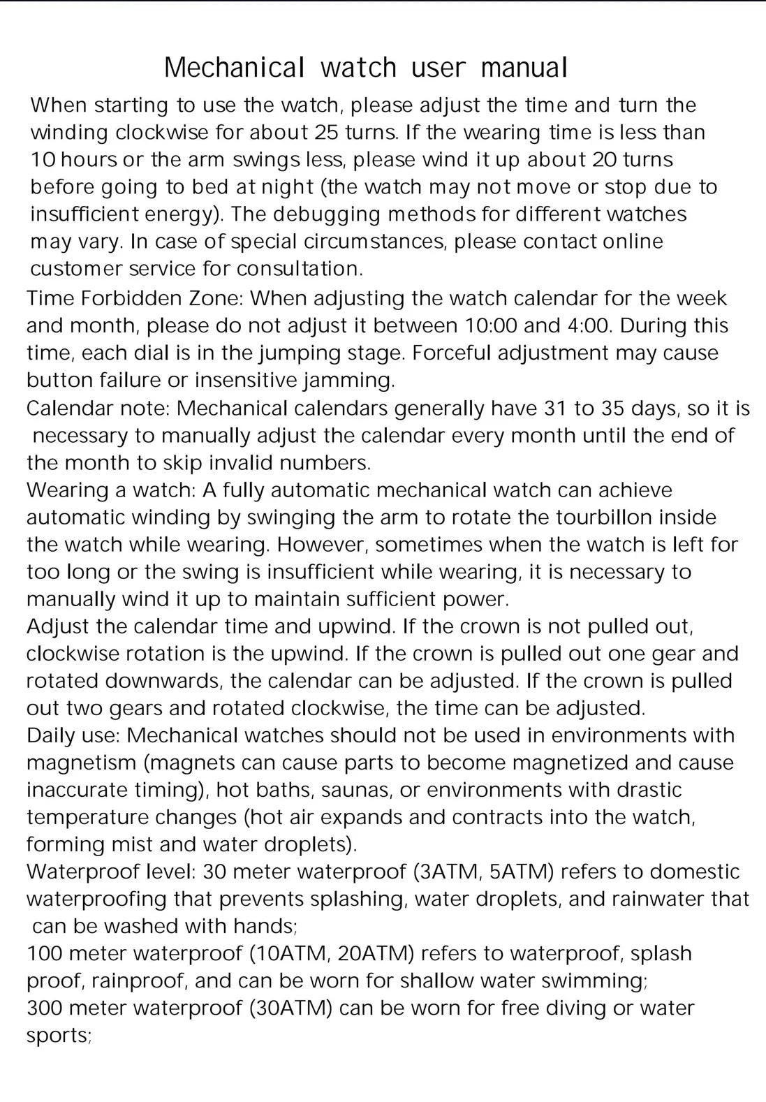 Skeleton Automatic Luxury WatchTM